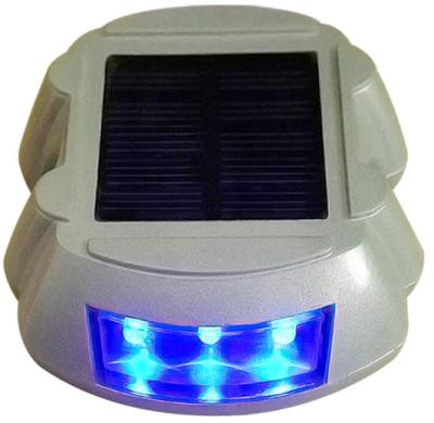 China IP68 Waterproof Customized Color Constant Bright Flashing Light Solar Dock Light for Pathway Driveway for sale