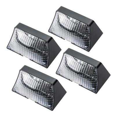 China Do ABS solar exterior decorativo das luzes do OEM IP65 luz posta solar do jardim à venda