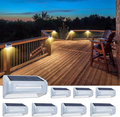 China Outdoor  Decorative Aluminum Step Solar Led Wall Lights For Garden Stair Lamp Outdoor Fence Te koop