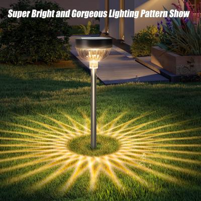 China Solar Stake Lights met 8-10 uur werktijd IP65 Waterdicht LED-verlichting voor tuinpaden Te koop