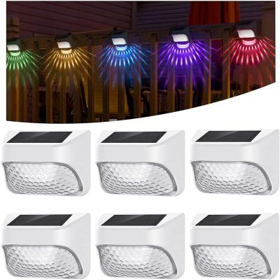 China Light Sensor Solar Step Lights Led Solar Garden Light For Outdoor Stairs Step Fence Yard for sale