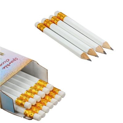 China Custom Hexagon Pencil Natural Wooden HB Kids Color Pencils Set With Box Small Hexagon Wooden Pencil Natural HB for sale