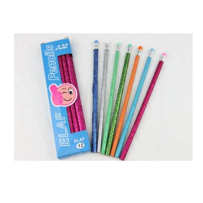 China office & Eco-friendly Graphite Wooden Lead Pencil HB School Pencil Smooth School Marking Pencil With Eraser for sale