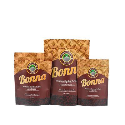 China Eco Friendly Biodegradable Zipper Lock+tear Notch Food Grade Tea Food Packaging Bags Coffee Bags for sale