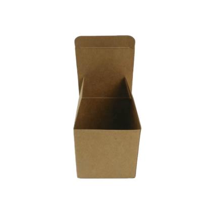 China Biodegradable Wholesale White Foldable Cell Phone Case Cell Phone Case Transparent Packaging PVC Window Gift Box Brown Kraft Paper for sale