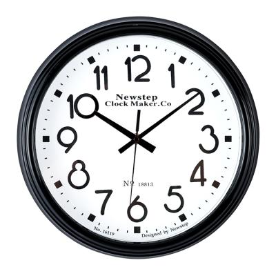 China Creative home decor cute digital wall clock quartz wall clock modern metal wall clock for living room for sale