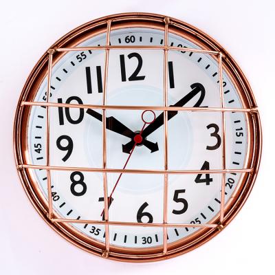 China Wholesale Waterproof Antique Style Decor Quartz Wall Clock Metal Garden Home Clock for Indoor and Outdoor Clock for sale