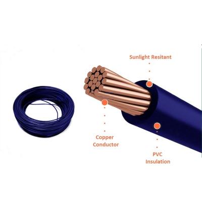 China 18awg PVC Insulation 25m2 Underground Battery Cable Flexible Pure Copper Electrical Wire Cables for sale