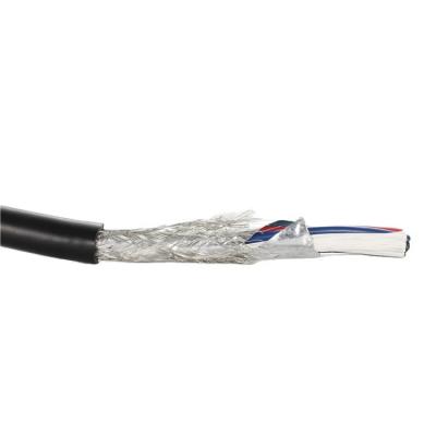 China Underground RVVP Shielded Twisted Pair Cable 3 Core Copper Wire 0.75mm Alarm Cable PVC Insulated Shielded Control Cable For Power System for sale