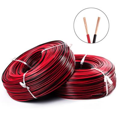 China Underground 2 Core Transparent Black Parallel Monitor High Quality Low Noise Audio Wires Ofc Speaker Cable Or Ribbon Red for sale