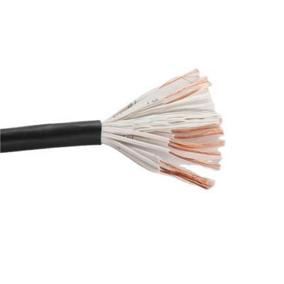 China Underground Conductor Cable Copper Wire Multi Colors RVVP Shielded Electricity Cable 0.1mm 0.2mm 0.3mm Control Wire For Electric Instrument for sale