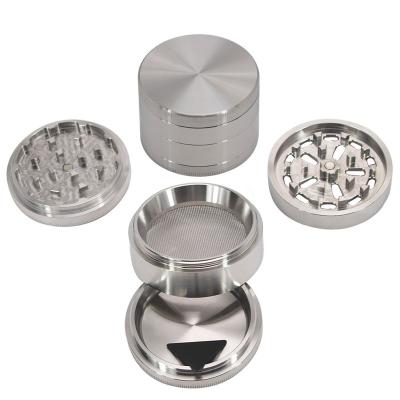 China Spice Grinding Large Size 304 SS 2.5 Inch Grinder Stainless Steel Herb Grinder Food Grade Spice Grinders for sale