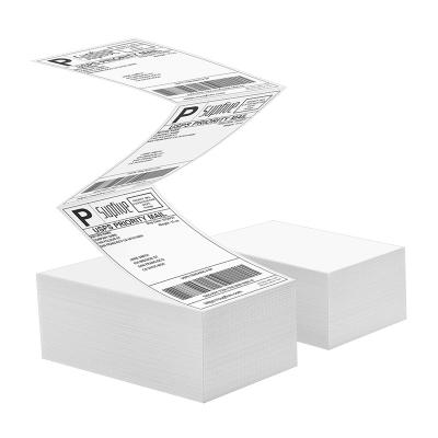 China A6 SHIPPING LABEL STICKER SHOPEE LAZADA AIRWAY BILL PRINTER 500PCS 100x150mm THERMAL DIRECT THERMAL STICKER for sale