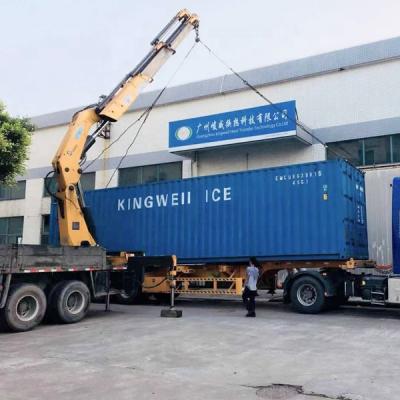 China Food Storage and Fresh-keeping Hot Sale 15 Ton Containerized Block Ice Machine With Mobile Plant for sale