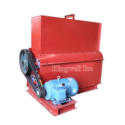 China KINGWELL outdoor industrial block ice crusher machine for 5kg 10kg 30kg 50kg 100kg block ice for sale