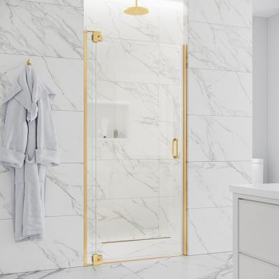 China Anti-Blast Wired Custom Swing Glass Door Hinge Swivel 3/8 Glass Enclosures Frameless Shower Doors For Bathroom for sale