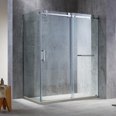 China Modern Custom Interior Wheels Roller Doors Shower Doors With Accessory Sliding Glass Door for sale