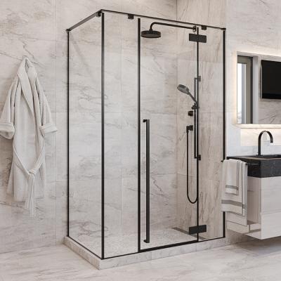 China Best Selling Modern Prefab Bathroom Rectangular Clear Tempered Glass Shower Enclosure Enclosure for sale