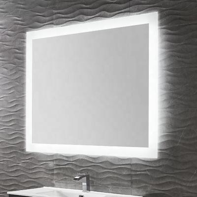 China DDP 5mm Touch Switch Light Mirror Lighted Bathroom LED Copper Free Led Mirror for sale