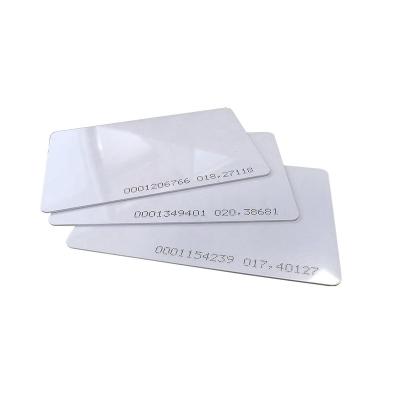 China EM4100 TK4100 RFID Chip Card Blank 125khz RFID Access Control Waterproof/Waterproof Cards for sale