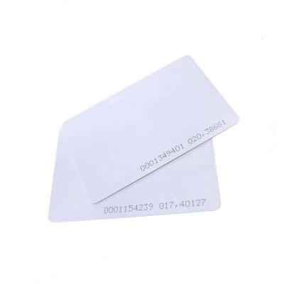 China Waterproof / Waterproof Contactless RFID Proximity Card UID Number Printed 125khz RFID Cards for sale