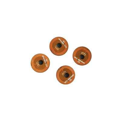 China ISO14443A 13.56mhz Mini Passive RFID Small Tag 12mm FPC Waterproof / Waterproof Soft NFC Tag for sale