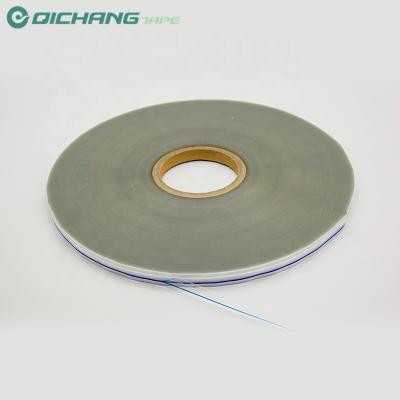 China China Popular Waterproof End Of Year Tape OPP Double Sided Line Printed Resealable Film Bag Sealing Tape for sale