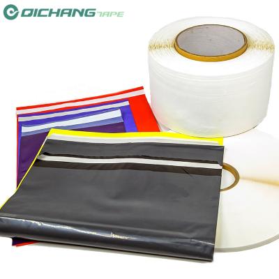 China 12mm Bag Security Waterproof Poly Bag Sealing Permanent Bag Sealing Tape for sale