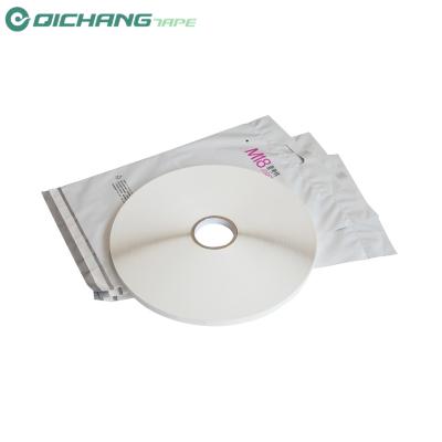 China Jiangsu PEPA Permanent Courier Bag Sealing High Quality Tape Waterproof PET Acrylic Double Sided 1 Box No Printing Center Glue for sale