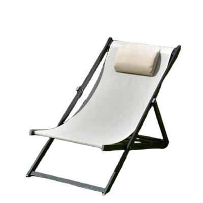 China 2020 Modern UKEA Sling Flexible Folding Chair With Cover And Pillow for sale