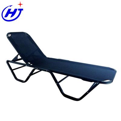 China UKEA Modern Outdoor Chaise Lougue Metal Folding Beach Sun Sofa for sale