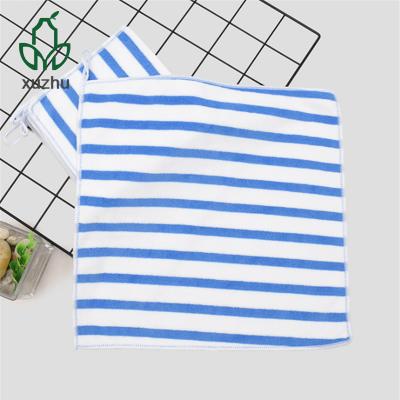 China China supplier disposable square striped cheap kitchen towel/beauty face towel for sale