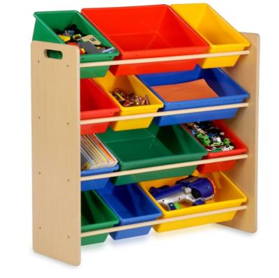 China High-grade Adjustable Wooden Rack Children's Toy Household Multi-Function (Size) Storage Rack for sale