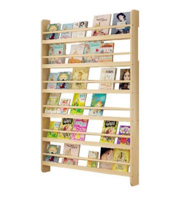 China Children's Adjustable Simple Wall Hanging Shelf(Size) Solid Wood Multifunctional Bookcase for sale