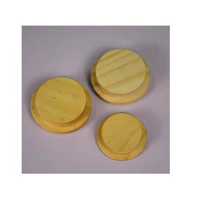 China New Customized Wooden Lid Manufacturer Custom Wooden Coffee Cup Solid Lid Cup for sale