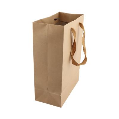 China Multi Materials Specification Large Capacity Recycled Enterprise Takeaway Carry Paper Bag For Store Shopping for sale