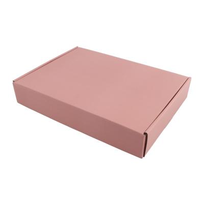 China 2022 Recycled Materials New Arrival Pink High Grade Craft Paper Underwear Packing Box for sale