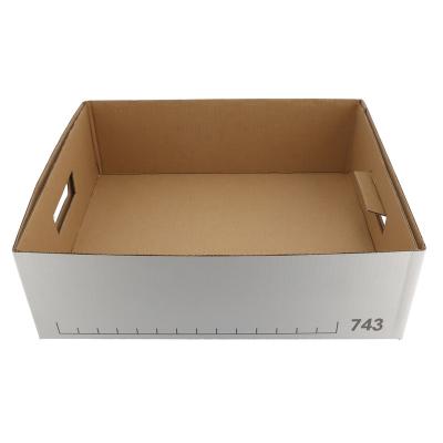 China Materials factory direct sales large capacity paper recycled document storage remove lid home office box for sale