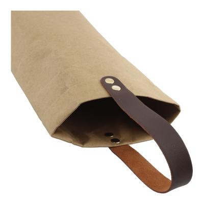 China 2022 new thick raw material recycled hot sale high quality brown paper packaging bag with handle for sale