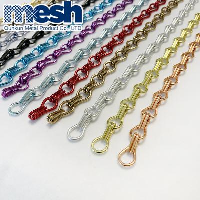 China Chinese Chain Curtain Chain Link Curtain Factory Stainless Steel For Home Decor Aluminum Metal Link for sale