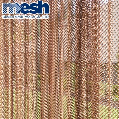 China Durable Brass 1*8 Mm Chainmail Ring Mesh Ring Curtains Metal Mesh For Decorative for sale