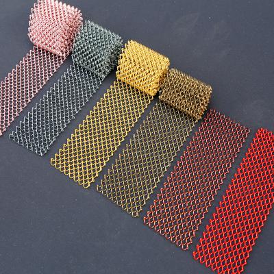 China Versatility Metal Curtain Coil Mesh Panel Wall Decorative Drapery for sale