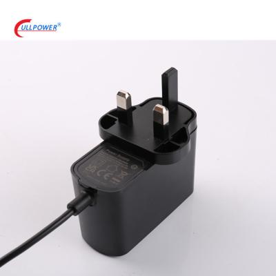 China New Certificate 5V 2A 12V 1A 9V 1.2A Aromatherapy Diffuser Supply UKCA Vertical Type Outlet Wall Power UK Plug Adapter for sale