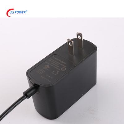 China High Quality UL FCC Certificates 12.8V 1.8A Vertical Type USA Plug In AC DC Power Adapter for sale