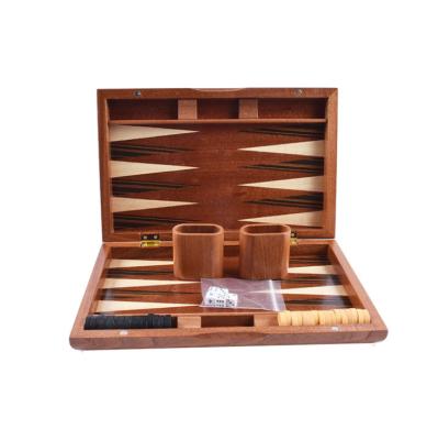 China Eco-Friendly Custom Figures Backgammon Wooden Board Game Set for Adults and Kids Classic Board Strategy Game Portable and Travel Backgammon Set for sale