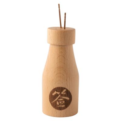 China New Shaped China Beech Toothpick Holder Vintage Toothpick Storage Organizer for Restaurant Party Home Hotel for sale