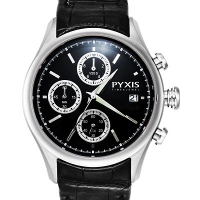 China Best Quality Day/Date Mens Chronograph Watch With Stainless Steel Water Resistant Quartz Analog Watches for sale