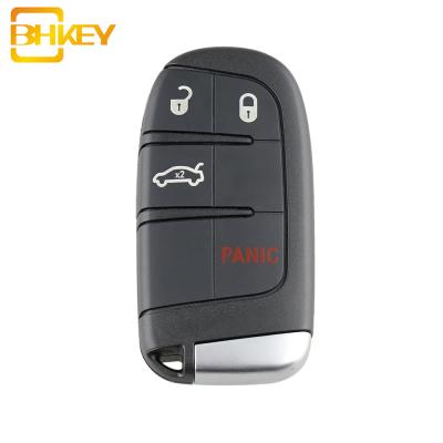 China ABS + Metal Buttons Smart Car Key Case Shell For Chrysler 3+1 300 Charger Challenger Dart Auto Parts for sale