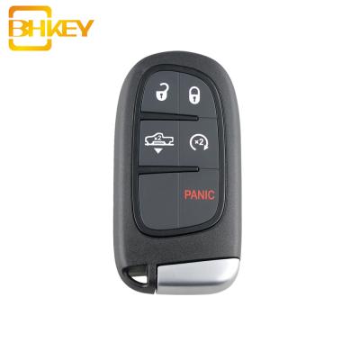 China ABS + Metal 5 Buttons Smart Car Key Case Shell For Dodge RAM 1500 2500 3500 2013-2019 Auto Parts for sale