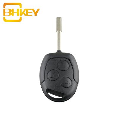 China ABS & ID60/4D60 Metal Buttons 3 433 MHz Glass Chip Fob Car Remote Key For Ford Fiesta Focus Mondeo KA Auto Parts for sale